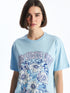 LC Waikiki Crew Neck Printed Short Sleeve Women's T-shirt